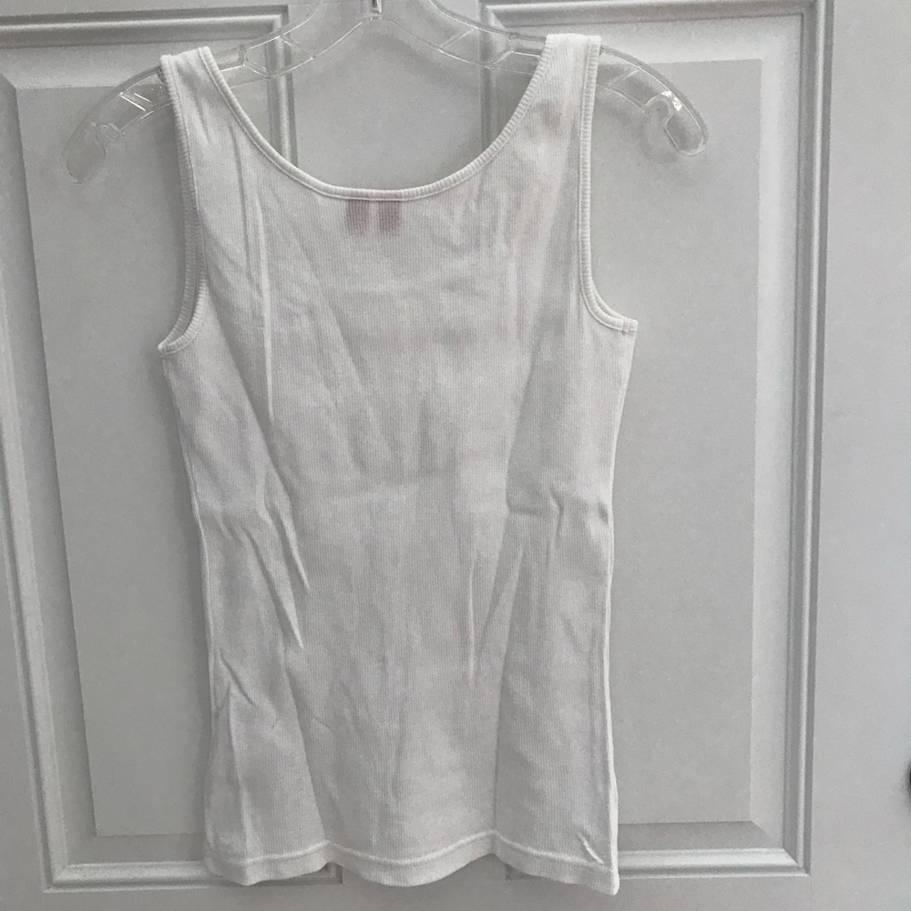 ESPRIT Ruffled White TANK TOP - Picture 6 of 8